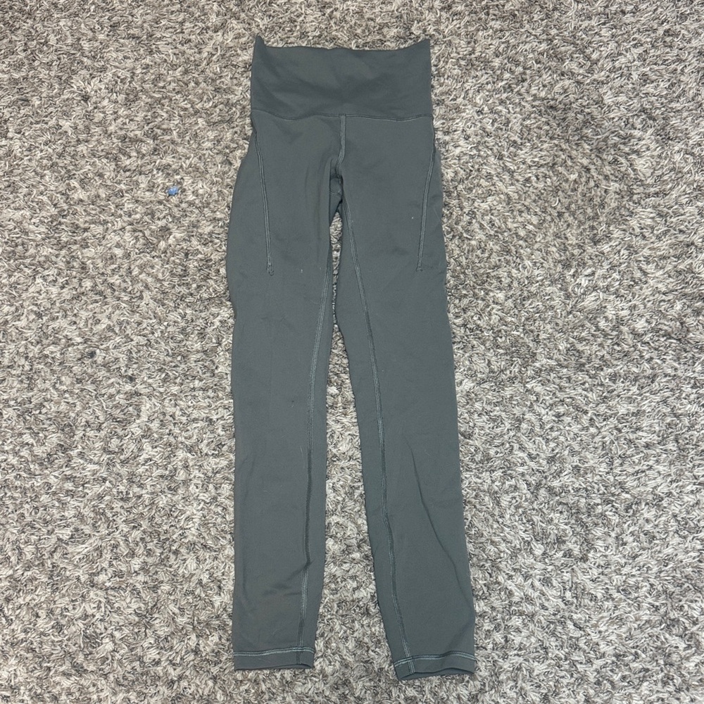 Lululemon Athletica Dark Gray Leggings